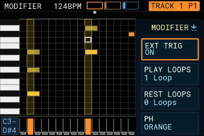 External trigger input