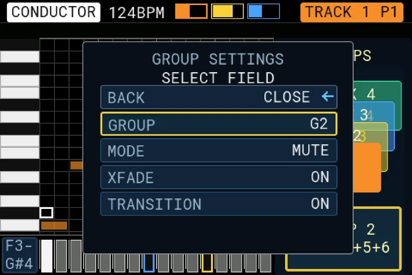 Group setup